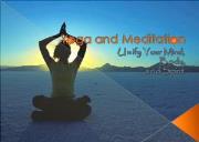 Yoga and Meditation Powerpoint Presentation