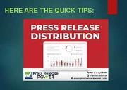 An Absolutely Successful Press Release Distribution Format Tips Powerpoint Presentation