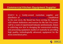 Commercial kitchen equipment Powerpoint Presentation