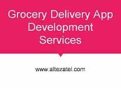 Grocery App Development Services Powerpoint Presentation