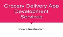 Grocery App Development Services PowerPoint Presentation