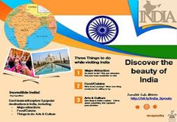 India Brochure for Incredible India PowerPoint Presentation