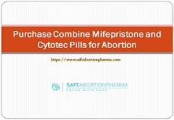 Purchase Combine Mifepristone and Cytotec Pills for Abortion Powerpoint Presentation