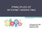 Principles of Internet Marketing Powerpoint Presentation