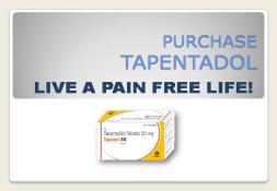 Purchase Tapentadol Powerpoint Presentation