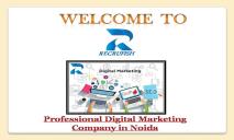 Hire Professional Digital Marketing Company in Noida PowerPoint Presentation