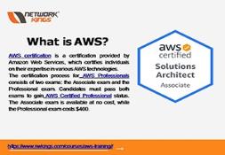 AWS Certification and Training Online-Network Kings Powerpoint Presentation