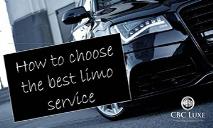 How to choose the best limo service PowerPoint Presentation