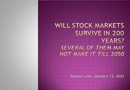 Will Stock Markets survive in 200 years PowerPoint Presentation