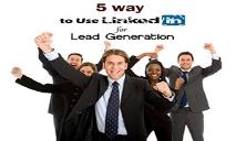 Use Linkedin For Lead Generation PowerPoint Presentation