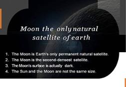 PRESENTATION ON MOON PowerPoint Presentation