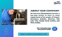 Professional Plumber Services in Salt Lake City PowerPoint Presentation