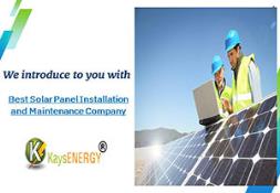 Popular Solar Panel Installation and Maintenance Company Powerpoint Presentation