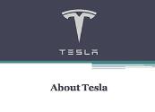 About Tesla Powerpoint Presentation