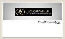 Natrual Brows Academy PowerPoint Presentation