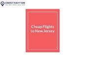 Cheap Flights to New Jersey Powerpoint Presentation