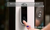 Arlo Doorbell Camera Installation Wireless PowerPoint Presentation