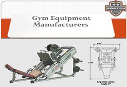 Gym Equipment Manufacturers Powerpoint Presentation