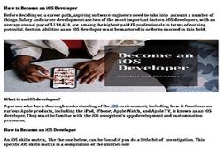 How to Become an iOS Developer PowerPoint Presentation