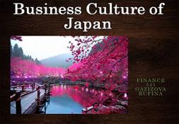 Business Culture of Japan PowerPoint Presentation