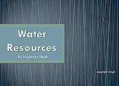 Water Resources Powerpoint Presentation