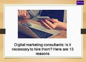 Digital Marketing Consultants Powerpoint Presentation