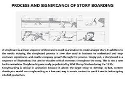 Process and Significance of Story Boarding PowerPoint Presentation