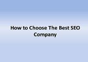 SEO Company in india Powerpoint Presentation