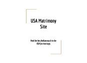USA Matrimony Site Powerpoint Presentation