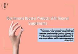 Buy Immunity Booster Supplement Products in India at Best Prize Powerpoint Presentation