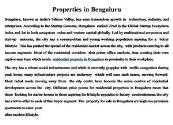 Properties in Bengaluru Powerpoint Presentation