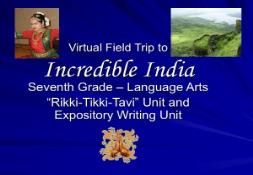 Virtual Field Trip to Incredible India PowerPoint Presentation