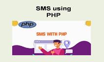 Text Messages Using PHP PowerPoint Presentation