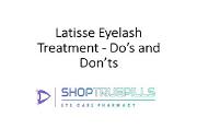 Buy Latisse Online Powerpoint Presentation