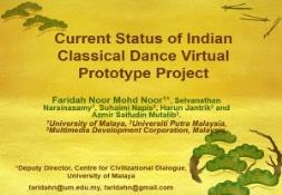 Current Status of Indian Classical Dance Virtual Prototype PowerPoint Presentation