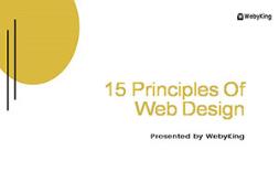 15 Key Principles Of Web Design PowerPoint Presentation