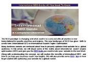 International SEO Guide: All You Need To Know Powerpoint Presentation