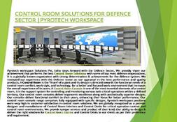 Control Room Solutions for Defence Sector Powerpoint Presentation