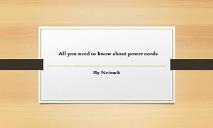 All you need to know about power cords PowerPoint Presentation