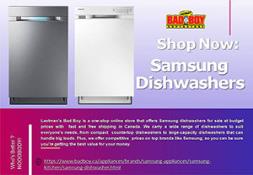 Samsung  Dishwashers Powerpoint Presentation