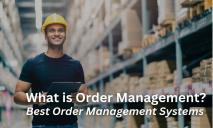 Order Management PowerPoint Presentation