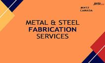 Fabrication Service PowerPoint Presentation