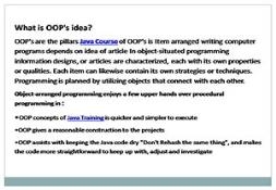 PPT on oops Concepts Powerpoint Presentation
