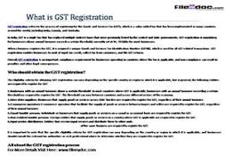 What is GST Registration PowerPoint Presentation