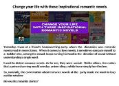 Change Your Life with These Inspirational Romantic Novels Powerpoint Presentation