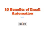 Benefits of Email Automation Powerpoint Presentation