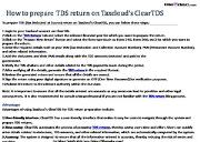 How to prepare TDS return on Taxclouds ClearTDS Powerpoint Presentation