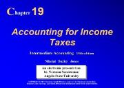 Accounting for Income Taxe Powerpoint Presentation