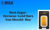 Best Argor-Heraeus Gold Bars You Should PowerPoint Presentation