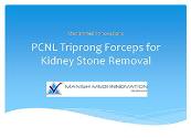 PCNL Triprong Forceps for Kidney Stone Removal Powerpoint Presentation